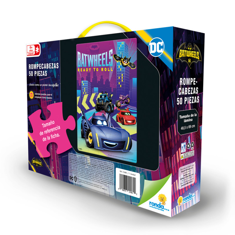 Rompecabezas X 50 Pzas Batwheels - Ronda