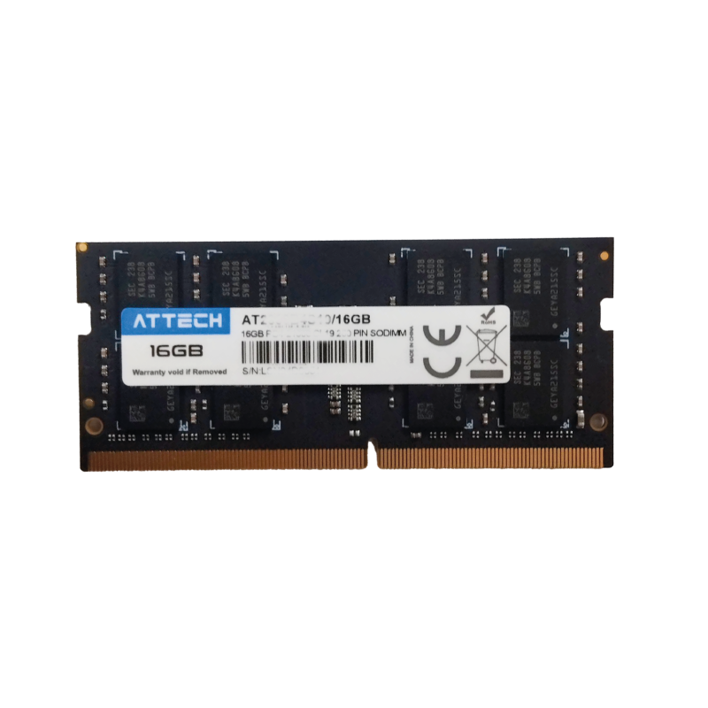 MEMORIA DDR4 16GB 2666 PARA PORTATIL ATTECH AT2666D4S19/16 GARANTIA 3 MESES
